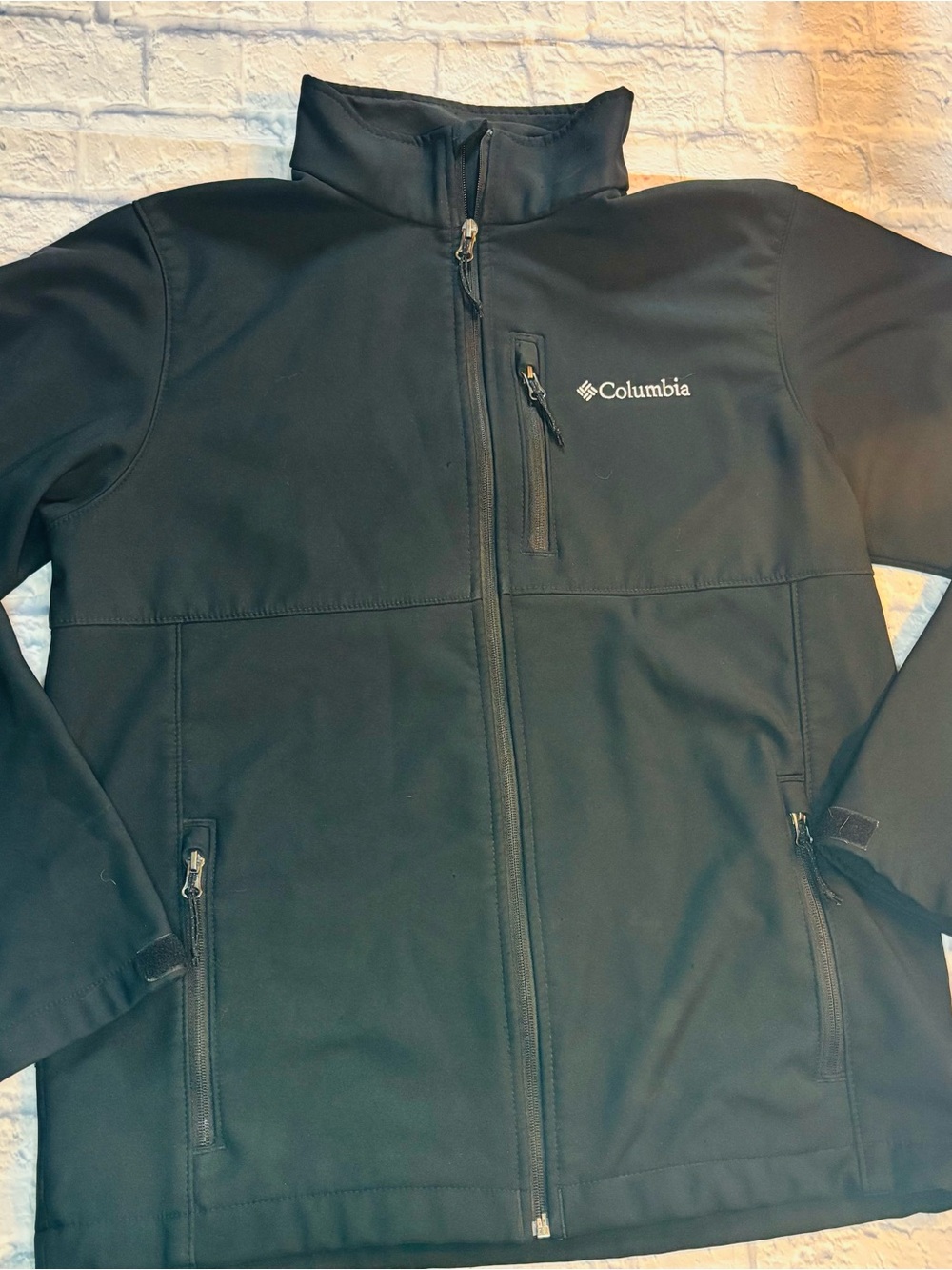 Columbia Ascender Softshell Jacket In Black Men’s Size Medium